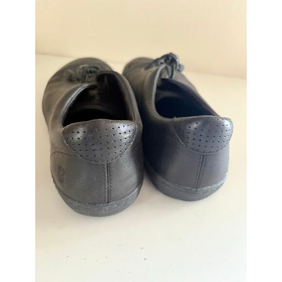 Bramfords Black Leather Shoes Men’s 10 EU 42 Minimalist Comfort Casual Lace Up - Picture 4 of 6